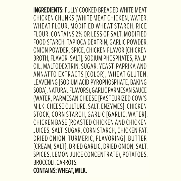 Air Fryer Garlic Parmesan Chicken Frozen Entrée