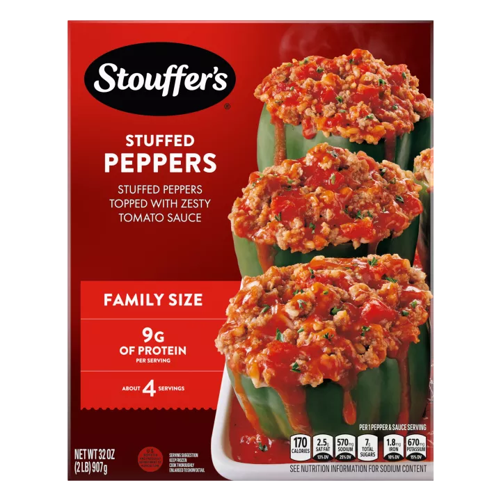 STOUFFER'S® Stuffed Peppers Family Size Frozen Meal