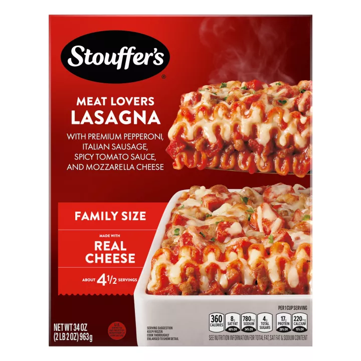 STOUFFER'S® Frozen Meat Lovers Lasagna Family Size