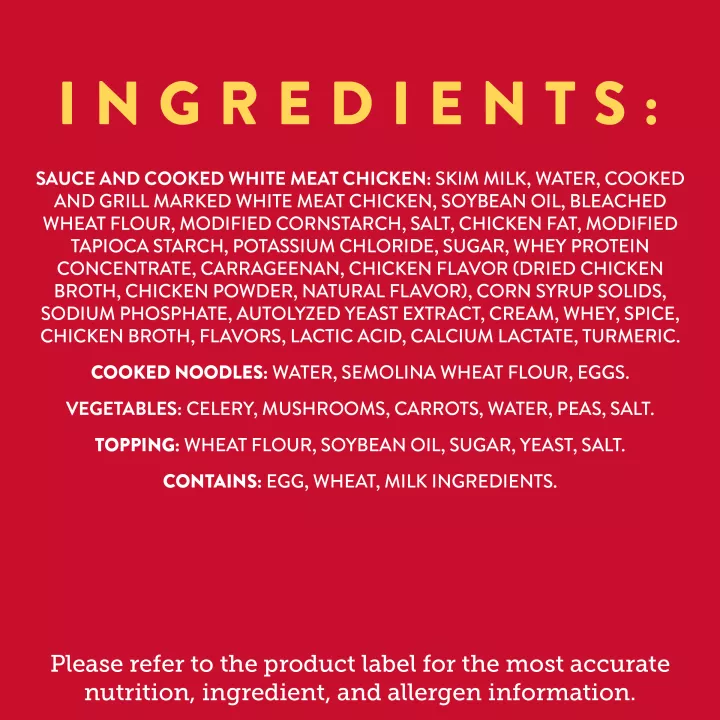 Escalloped Chicken & Noodles