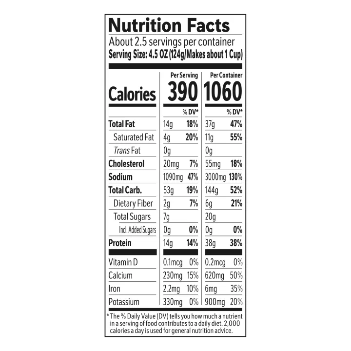 STOUFFERS THREE CHEESE SHELLS & CHEESE