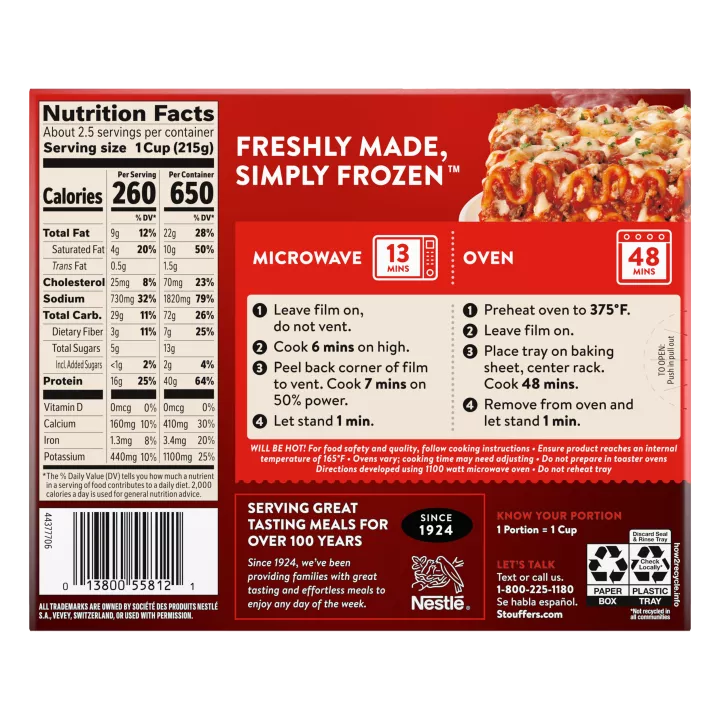 Lasagna with Meat & Sauce