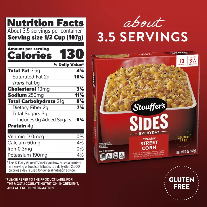Creamy Street Corn Frozen Sides