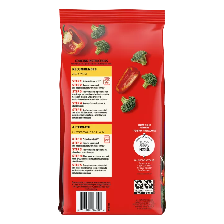 Air Fryer Teriyaki Chicken Frozen Entrée