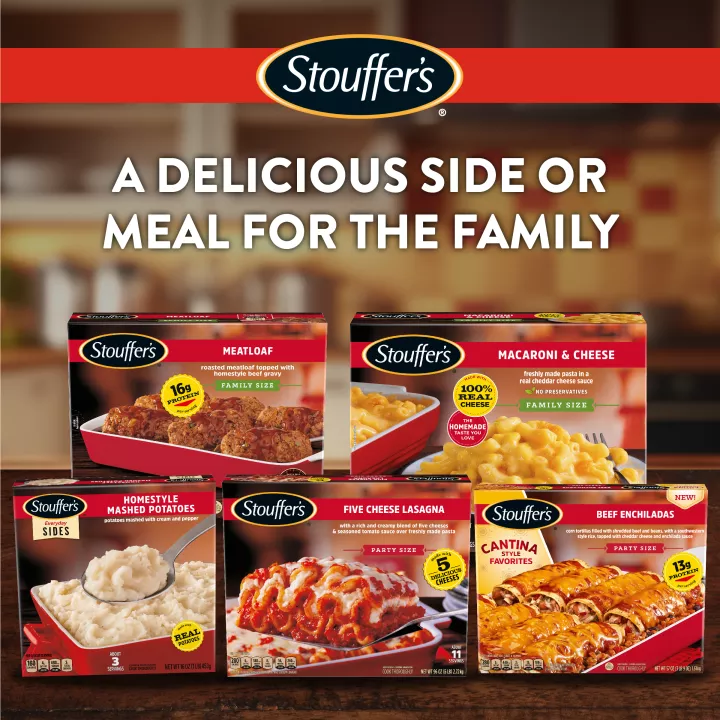 STOUFFER'S Frozen Meal Beef Enchilada Party Size Tray 57oz
