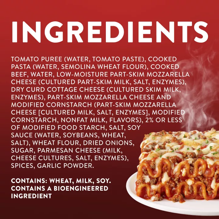 Lasagna with Meat & Sauce