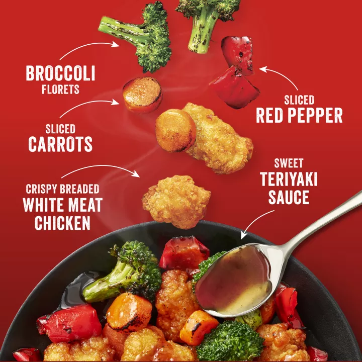 Air Fryer Teriyaki Chicken Frozen Entrée