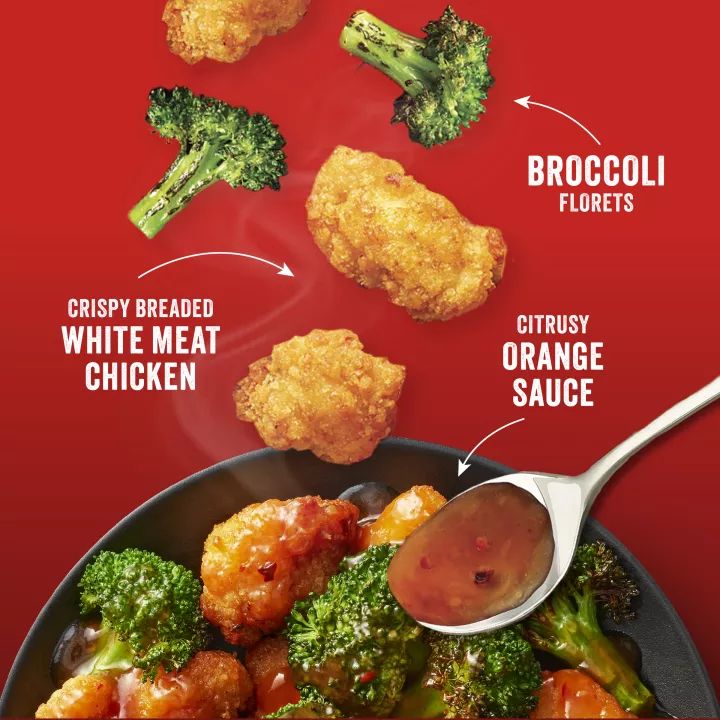 Air Fryer Orange Chicken Frozen Entrée