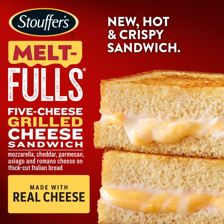 Five Cheese Grilled Melt-Fulls Sandwich