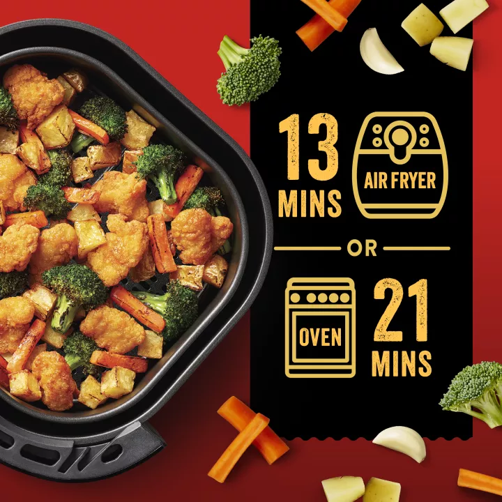 Air Fryer Garlic Parmesan Chicken Frozen Entrée