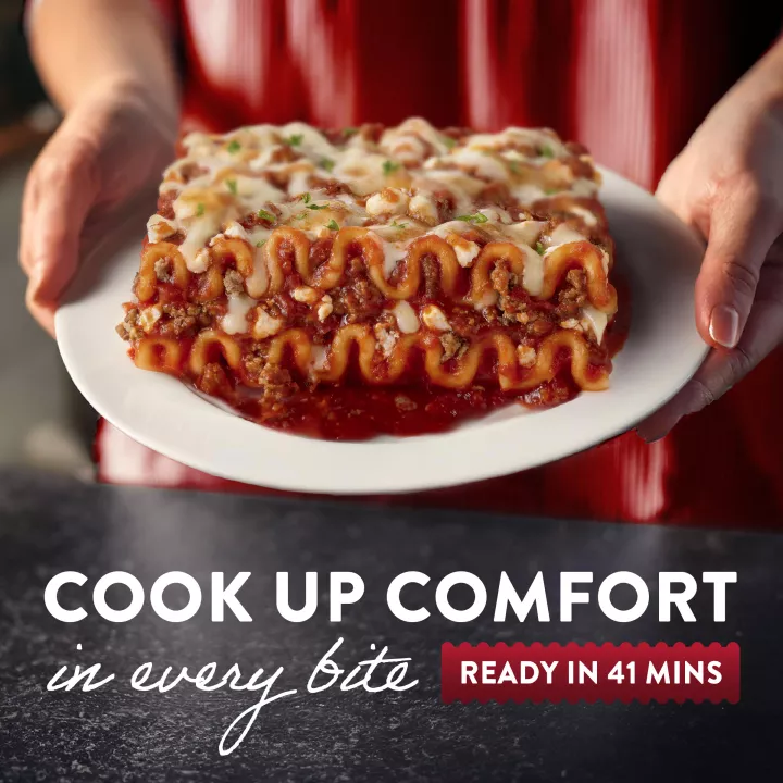 Lasagna with Meat & Sauce