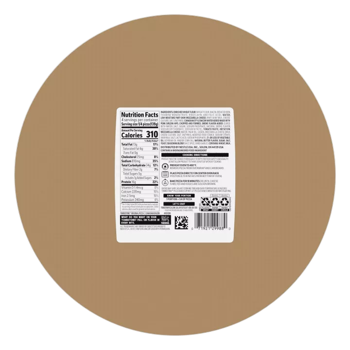 Canadian Bacon Pizza