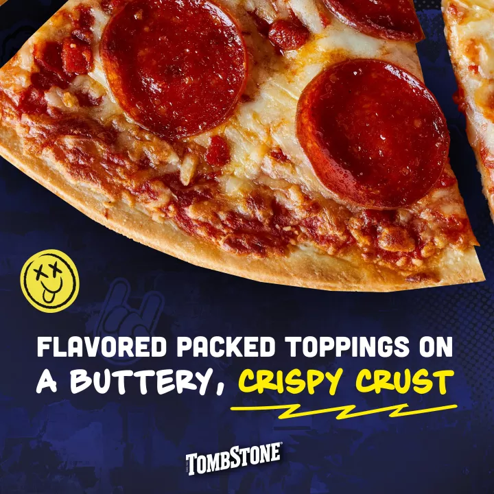 Garlic Bread Pepperoni Pizza