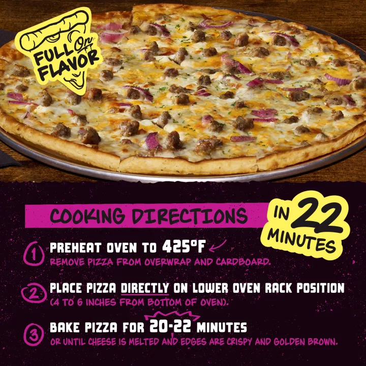 French Fry Style Crust Chili Cheese Frozen Pizza