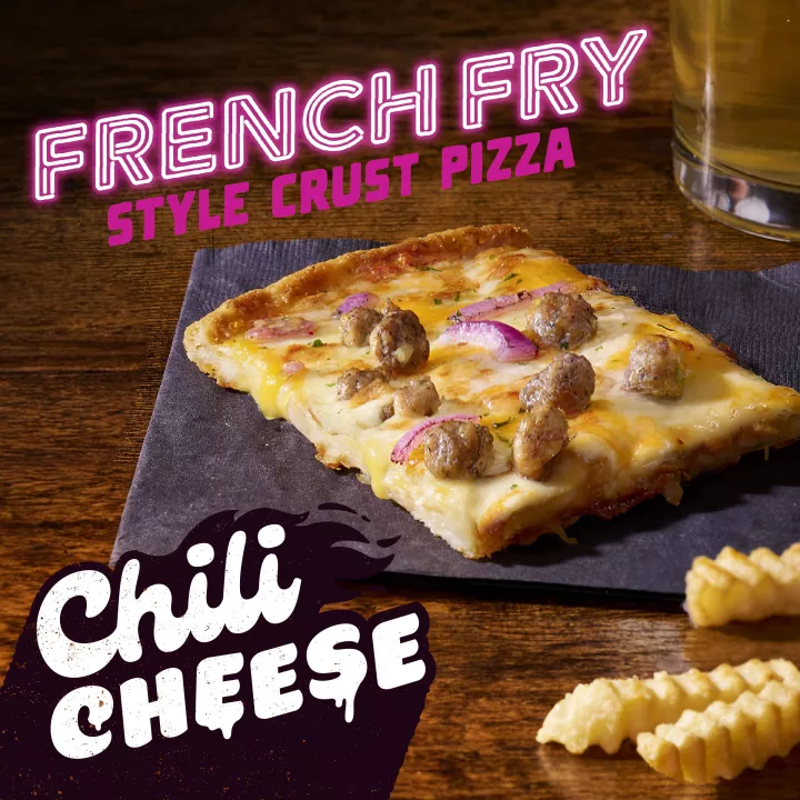 French Fry Style Crust Chili Cheese Frozen Pizza