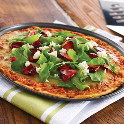 Grilled Strawberry & Arugula Pizza