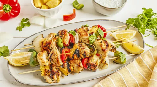 Hawaiian Chicken Skewers