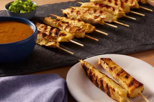 Cazuela de Tostada Francesa de Durazno y Almendras