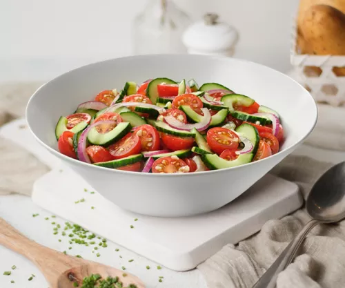 Cucumber & Tomato Salad