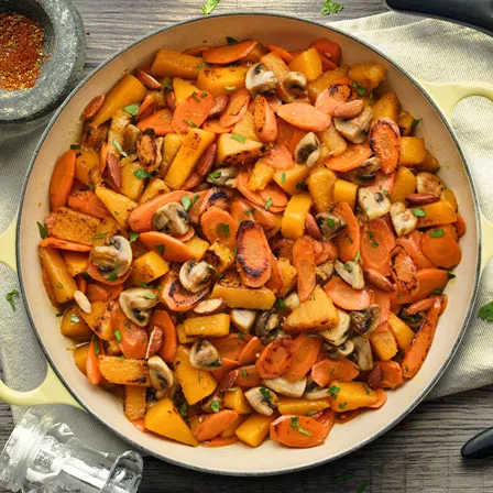 Cazuela de Tostada Francesa de Durazno y Almendras