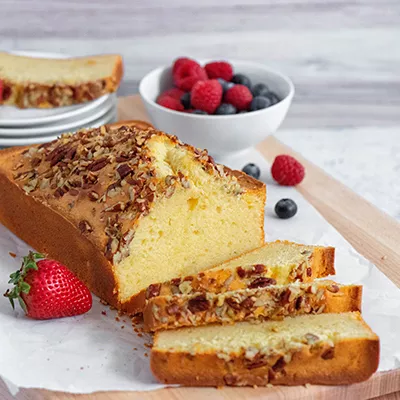 Bizcocho de nueces pecanas