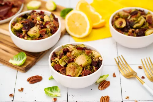 Roasted Brussels Sprouts with Bacon