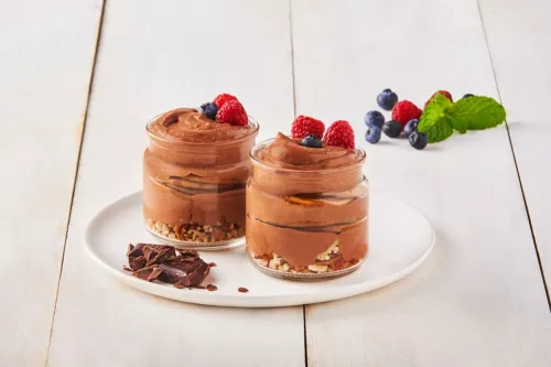 Chocolate walnut dessert