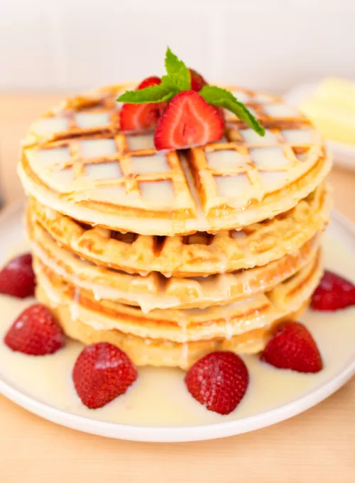Waffles dulces