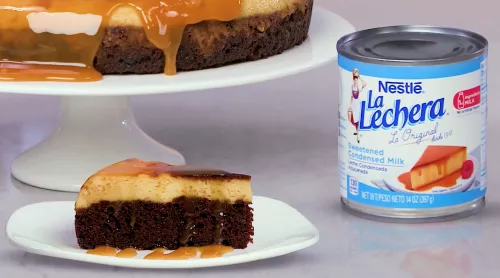 Chocoflan Cake over the Stove