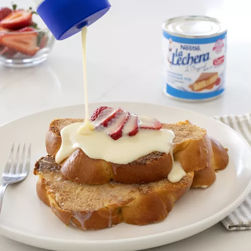 Cinnamon Sweetened Condensed Milk Toast