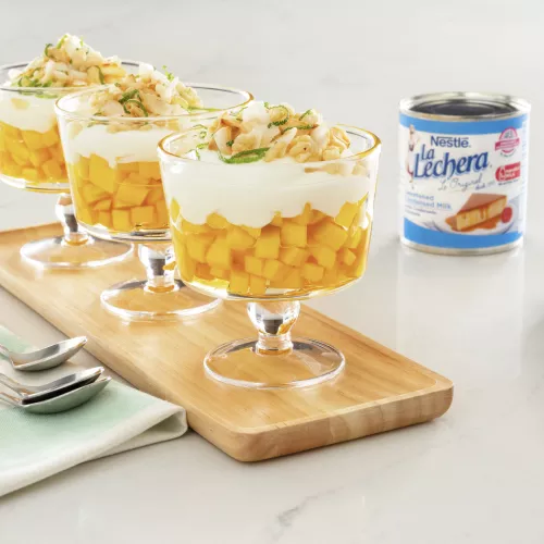 Coconut Mango Parfaits with Crispy Rice