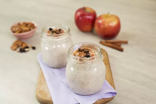 Postre práctico de manzana