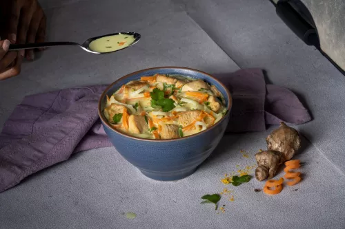 Sopa Thai de Coco y Pollo