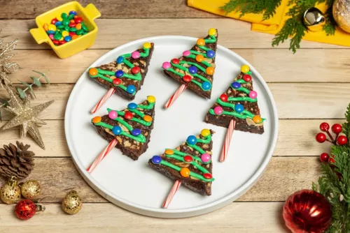 Brownies Navideños