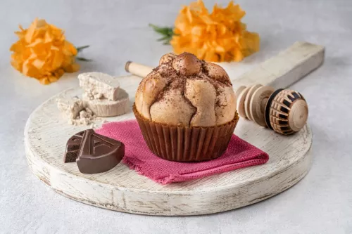 Cupcakes de pan de muerto con choco mazapán