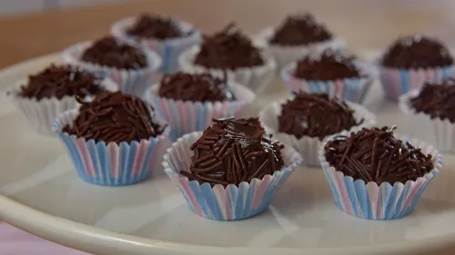 Brigadeiros Clásicos de Chocolate