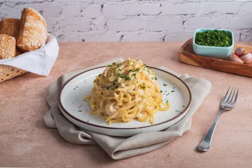 Espagueti a la Crema