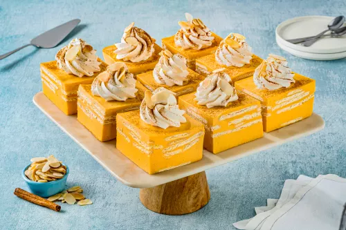 Charlotte con especias de calabaza