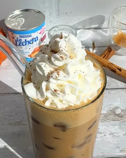 Iced Spanish Pumpkin Latte