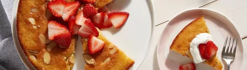 Strawberry Almond Gluten Free Cake