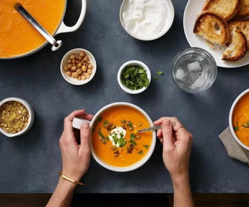 Creamy Roasted Sweet Potato Soup