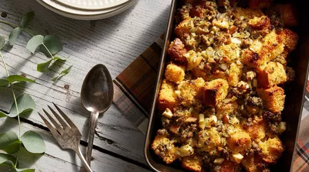 Sausage and Apple Cornbread Stuffing