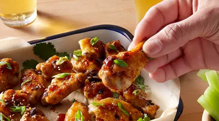 Baked Honey Sesame Chicken Wings