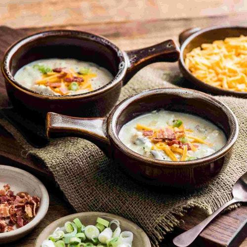 Cazuela de Tostada Francesa de Durazno y Almendras