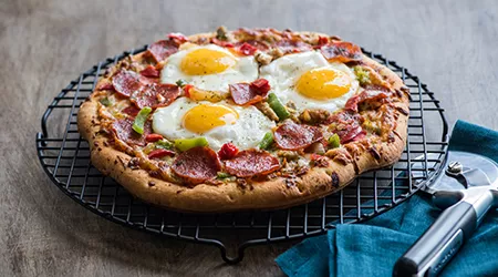 Sunny Side Up Pizza