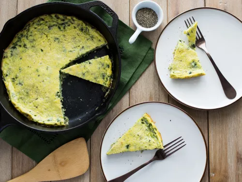 Creamy Spinach Frittata