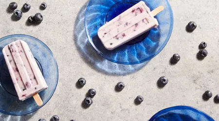 Blueberry Coconut Ice Pops