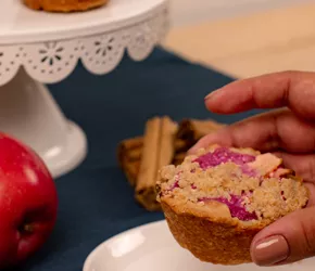 Mini Apple Berry Crumble Pies