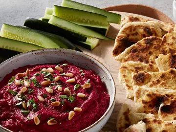 Citrusy Beet and Tahini Dip