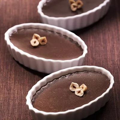 Hazelnut Chocolate Custards